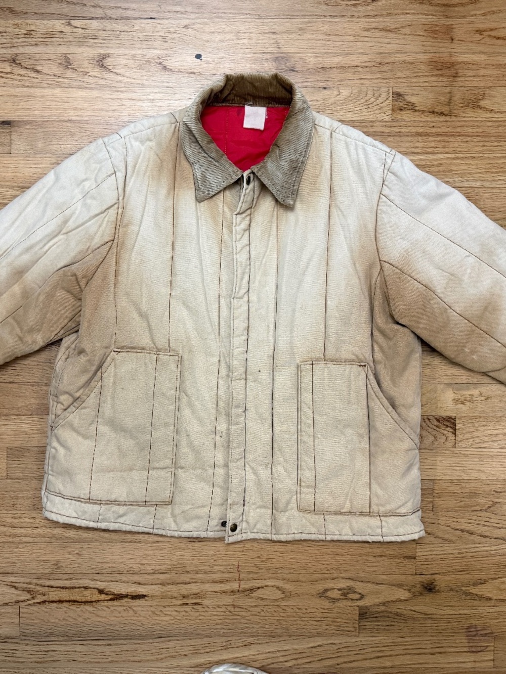 Vintage 80s Walls Blizzard-Pruf Distressed Canvas Work Jacket